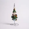 Treerific Santa Glass Ornament