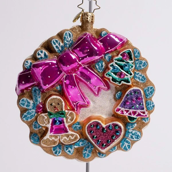 Sweet Treats Wreath Glass Ornament 4 Sweet Treats Wreath Glass Ornament - Image 2