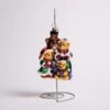 Bear Family Carolers Glass Ornament