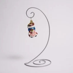 When Pigs Fly Glass Gem Ornament