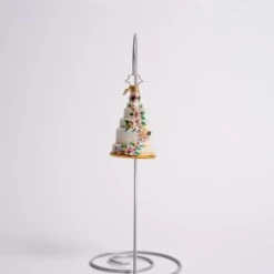 Six Tier Celebration Glass Gem Ornament