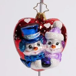 A Frosty First Christmas Glass Gem Ornament -Esquire Shop 1021052 2