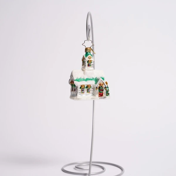 Boughs Of Holly Chapel Glass Gem Ornament 3 Boughs Of Holly Chapel Glass Gem Ornament