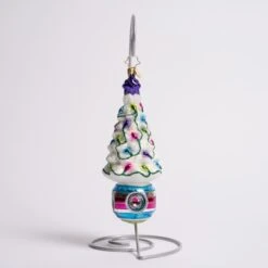 Christmas Light Bright Glass Ornament