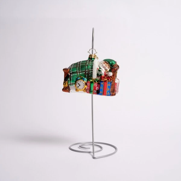 Catching Zs Mr. Claus Glass Ornament 3 Catching Zs Mr. Claus Glass Ornament