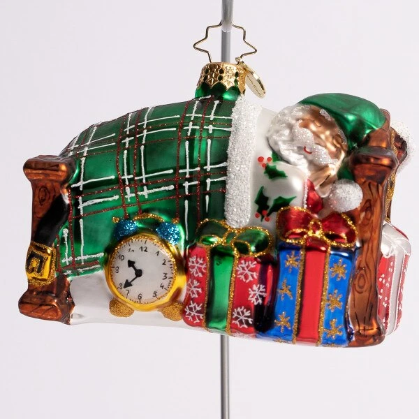 Catching Zs Mr. Claus Glass Ornament 5 Catching Zs Mr. Claus Glass Ornament - Image 3