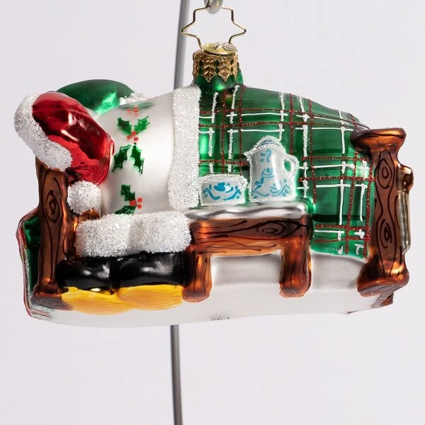 Catching Zs Mr. Claus Glass Ornament 6 Catching Zs Mr. Claus Glass Ornament - Image 4