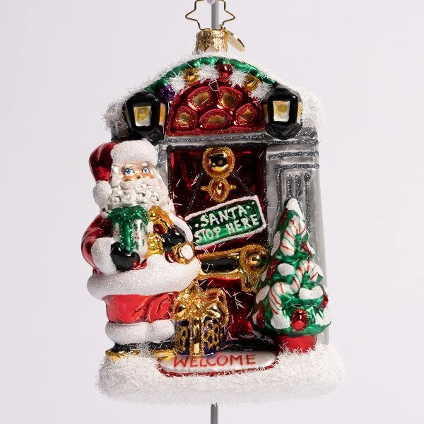 Front Door Delivery Glass Ornament 5 Front Door Delivery Glass Ornament - Image 3