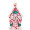 2023 Candy Cane Chalet Glass Ornament -Esquire Shop 1021188 1