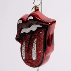 Rolling Stones Diamond Anniversary Glass Ornament -Esquire Shop 1021234 3