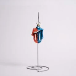 Steel Wheels Licks Rolling Stones Glass Gem Ornament