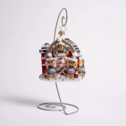 Merry Milk Maids Glass Ornament