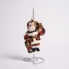 A Woodland Walk Santa Glass Ornament -Esquire Shop 1021318 1