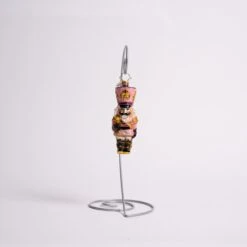 Flushed With Pink Glass Ornament