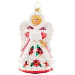 2023 Holiday Joy Angel Glass Ornament