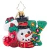 2023 A Joyful Holiday Glass Gem Ornament