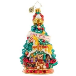 2023 Tots First Tree Glass Ornament