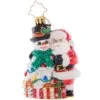 2023 A Frosty Duo Glass Gem Ornament
