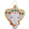 2023 Opulent Elephant Glass Gem Ornament -Esquire Shop 1021409 1