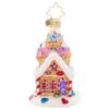 2023 Sprinkled Sundae Chalet Glass Gem Ornament -Esquire Shop 1021412 1