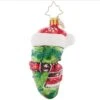 2023 Chilly Christmas Pickle Glass Gem Ornament -Esquire Shop 1021423 1