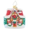2023 The Coziest Cottage Glass Gem Ornament -Esquire Shop 1021425 1