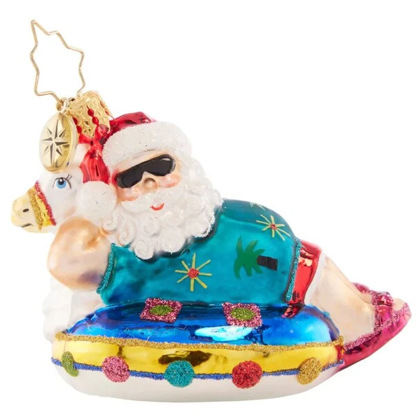 2023 Ho Ho Holiday In The Sun Glass Gem Ornament 3 2023 Ho Ho Holiday In The Sun Glass Gem Ornament
