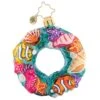 2023 Under The Sea Wreath Glass Gem Ornament -Esquire Shop 1021432 1