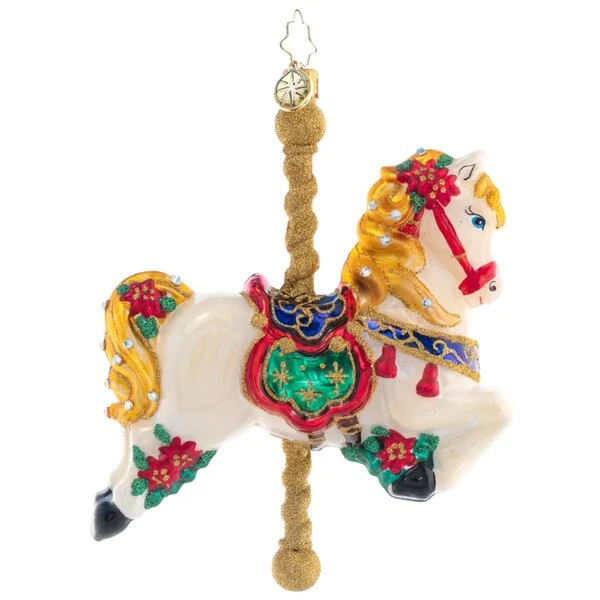 2023 Carousel Ride Glass Ornament 3 2023 Carousel Ride Glass Ornament