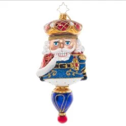 2023 Royal Nutcracker Glass Ornament