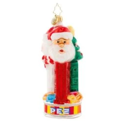 2023 Jolly Pez Glass Ornament
