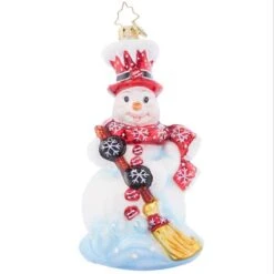 2023 Snow Swept Glass Ornament