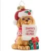 2023 Festive Furry Friend Glass Ornament 1 2023 Festive Furry Friend Glass Ornament -Esquire Shop 1021510 1