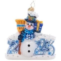 2023 Coolest Year Yet Glass Ornament