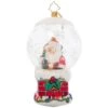 2023 Up On The Housetop Glass Ornament -Esquire Shop 1021540 1