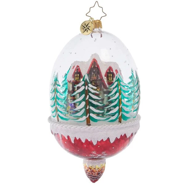 2023 Winter Cottage Hideaway Glass Ornament 3 2023 Winter Cottage Hideaway Glass Ornament