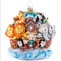 2023 Two By Two Glass Ornament -Esquire Shop 1021578 2