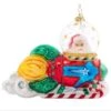 2023 Santa Goes To Space Glass Ornament 1 2023 Santa Goes To Space Glass Ornament -Esquire Shop 1021584 1