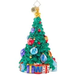 2023 Tastefully Trimmed Tree Glass Ornament -Esquire Shop 1021615 2