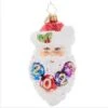 2023 Ho Ho Happy Year Glass Ornament -Esquire Shop 1021651 1