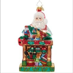 2023 Working Overtime Glass Ornament