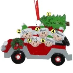 Christmas Tree Caravan Of 5