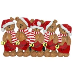 Teddy Bear Family Of 5