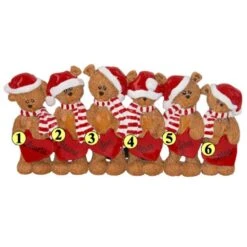 Teddy Bear Family Of 6