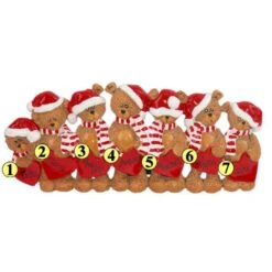Teddy Bear Family Of 7