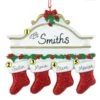 Stocking Mantle Family Of 4 -Esquire Shop 104227 p
