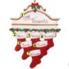 Stocking Mantle Family Of 6