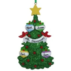 Tree With Ornaments Family Of 4 -Esquire Shop 104461 l