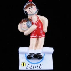 Wrestler With Brown Hair