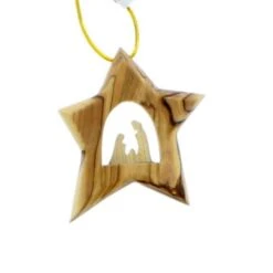 Holy Family Star Ornament